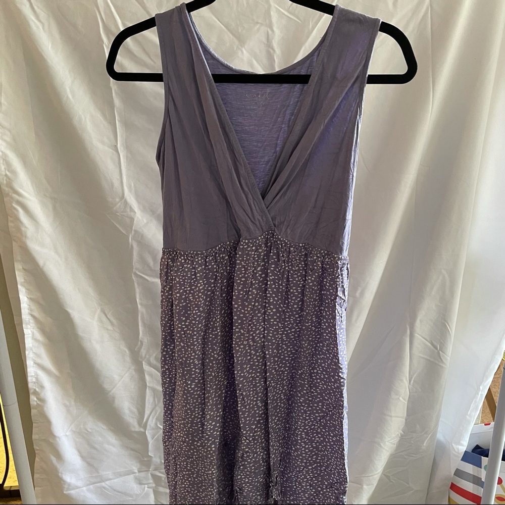 Purple Isabel Maternity Dress
